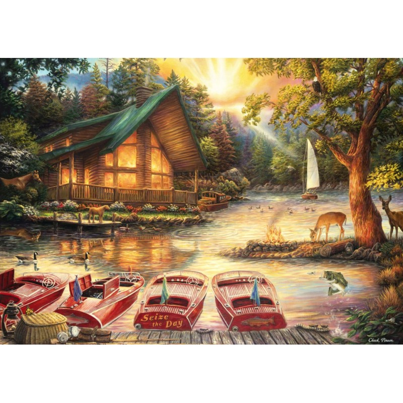 Puzzle 500 piese Grafika - Chuck...