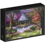 Puzzle 500 piese Grafika - Chuck Pinson:Swan Pond (Grafika-F-32230)