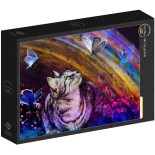 Puzzle 500 piese Grafika - Cat and Butterflies (Grafika-F-32231)