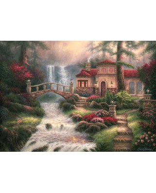 Puzzle 500 piese Grafika - Chuck Pinson: Sierra River Falls (Grafika-F-32239)