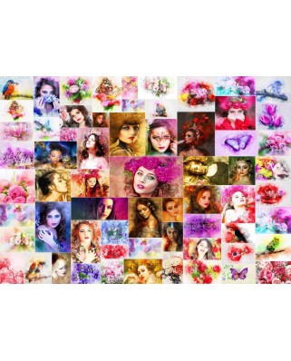 Puzzle 500 piese Grafika - Collage - Women (Grafika-F-32250)