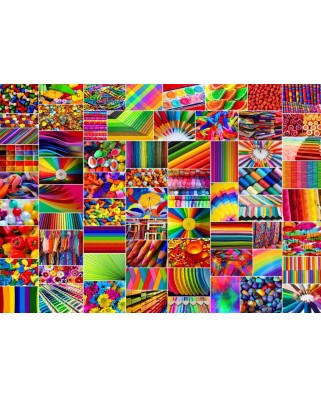 Puzzle 500 piese Grafika - Collage - Colors (Grafika-F-32251)