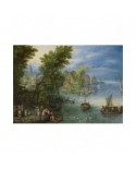 Puzzle 500 piese Grafika - Pieter Bruegel: River Landscape, 1607 (Grafika-F-32256)