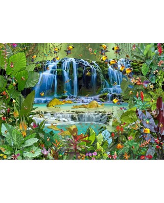 Puzzle 500 piese Grafika - Francois Ruyer: Waterfall (Grafika-F-32267)