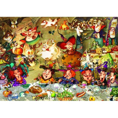 Puzzle 500 piese Grafika - Francois Ruyer:Witches...