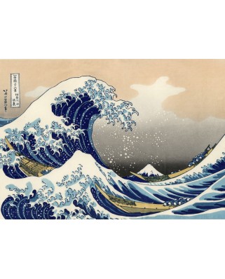 Puzzle 500 piese Grafika - Katsushika Hokusai: The Great Wave off Kanagawa (Grafika-F-32306)