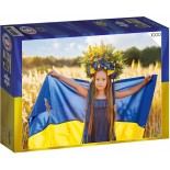 Puzzle 1000 piese Grafika - One World For Peace - Ukraine (Grafika-F-32325)