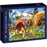 Puzzle 104 piese Bluebird - Dinosaurs (Bluebird-Puzzle-F-90067)