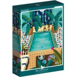 Puzzle 1000 piese Pieces & Peace - Nolwenn Studio:Blue Riad (Pieces-And-Peace-0008)