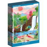 Puzzle 1500 piese Pieces & Peace - Hel.illustration:Tropical Vibes (Pieces-And-Peace-0031)