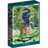 Puzzle 1000 piese Pieces & Peace - Parkin Bex:Greenhouse Tiger (Pieces-And-Peace-0033)