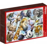 Puzzle 500 piese Alipson - Animal Heads (Alipson-Puzzle-50009)