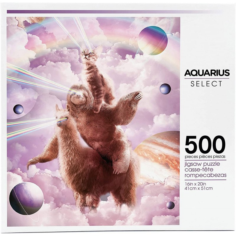 Puzzle 500 piese Aquarius - Random Galaxy Laser Eyes (Aquarius-Puzzle-62521)