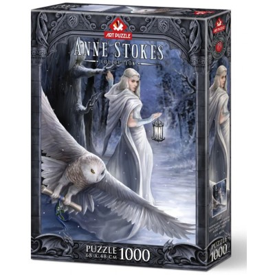 Puzzle 1000 piese Art Puzzle - Anne Stokes:Midnight... 2