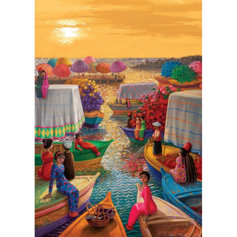 Puzzle 1000 piese Art Puzzle - Flower Harbor (Art-Puzzle-5238)