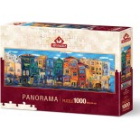 Puzzle 1000 piese panoramic Art Puzzle - Color Town (Art-Puzzle-5350)