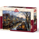 Puzzle 1500 piese Art Puzzle - The Light of the Canal (Art-Puzzle-5389)