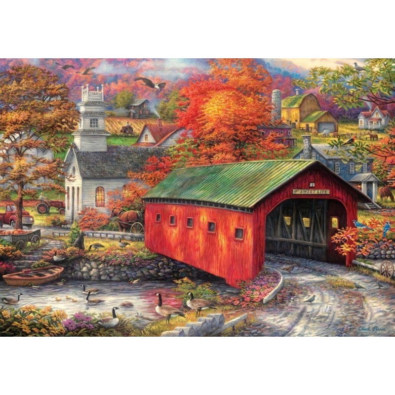 Puzzle 3000 piese Art Puzzle - Chuck Pinson: The Sweet Life Bridge (Art-Puzzle-5528)