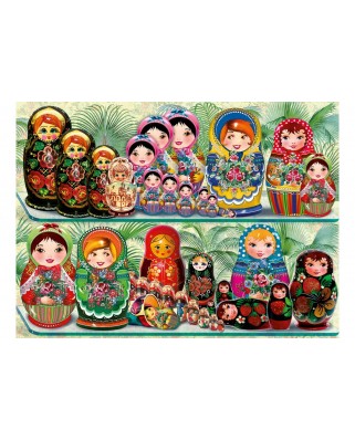 Puzzle 6000 piese Bluebird Puzzle - Matryoshka Dolls (Bluebird-Puzzle-70573-P)