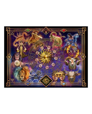 Puzzle 3000 piese Bluebird Puzzle - Marchetti Ciro: Zodiac Montage (Bluebird-Puzzle-70574-P)