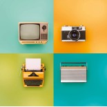 Puzzle 250 piese Clementoni - Frame Me Up - Vintage Electronics (Clementoni-38506)