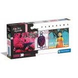 Puzzle 1000 piese panoramic Clementoni - Netflix - Squid Game (Clementoni-39694)