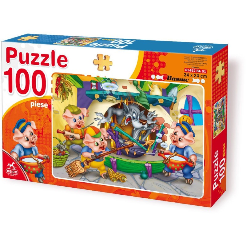 Puzzle 100 piese D-Toys - The 3...