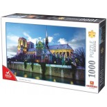 Puzzle 1000 piese D-Toys - Notre Dame de Paris, France (Deico-Games-76069)