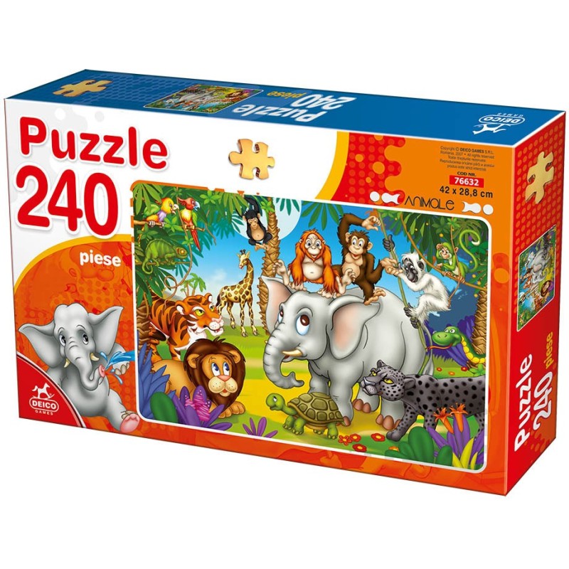 Puzzle 240 piese D-Toys - Wild...