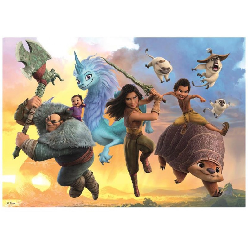 Puzzle 100 piese XXL Dino - Raya...