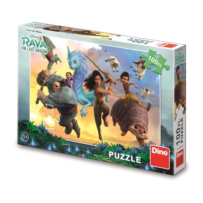 Puzzle 100 piese XXL Dino - Raya...