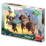 Puzzle 100 piese XXL Dino - Raya (Dino-34351)