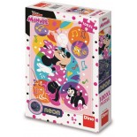 Puzzle 100 piese XXL Dino - Neon Puzzle - Minnie (Dino-39418)