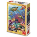 Puzzle 100 piese XXL Dino - Neon Puzzle - Under the Sea (Dino-39419)