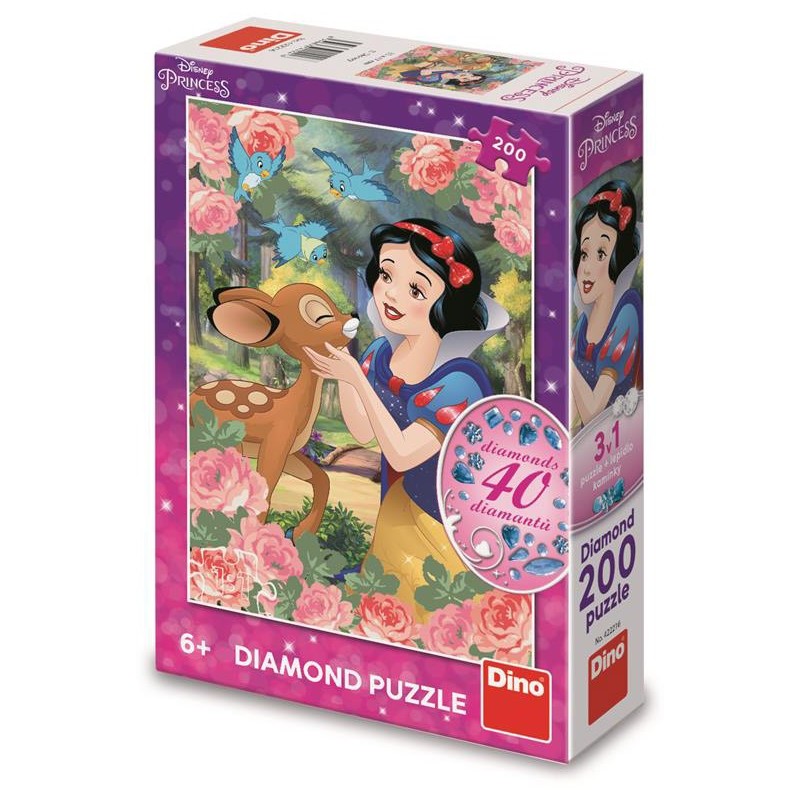 Puzzle 200 piese XXL Dino - Diamond...