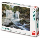 Puzzle 500 piese Dino - Mumlava Waterfalls (Dino-50255)