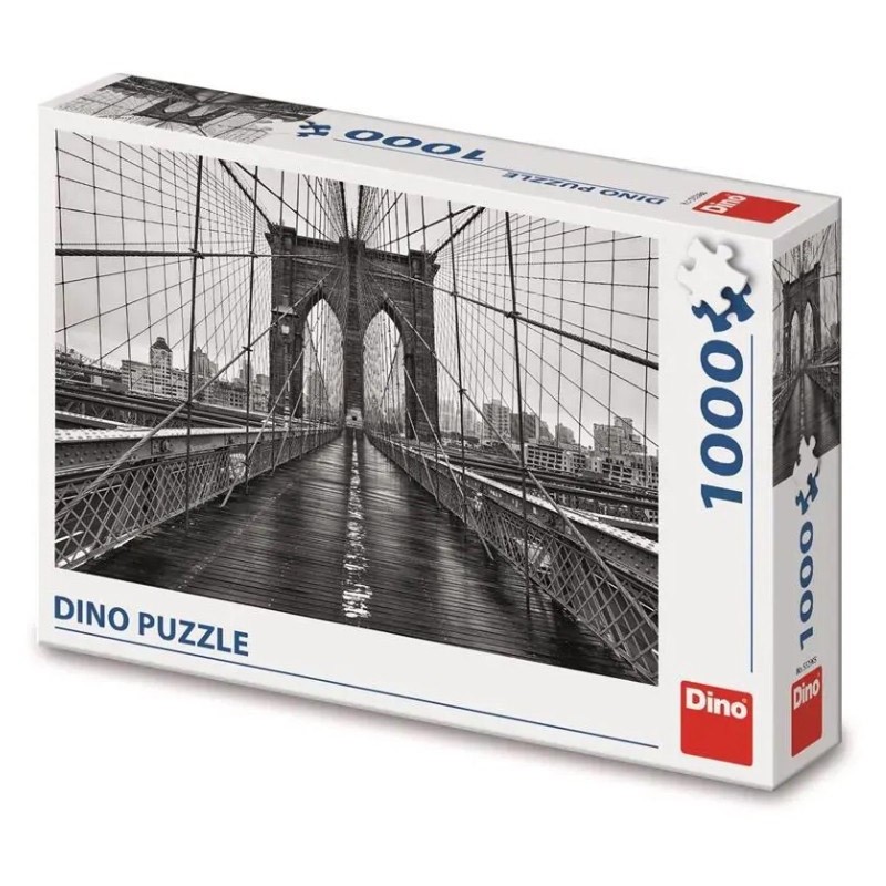 Puzzle 1000 piese alb-negru Dino -...