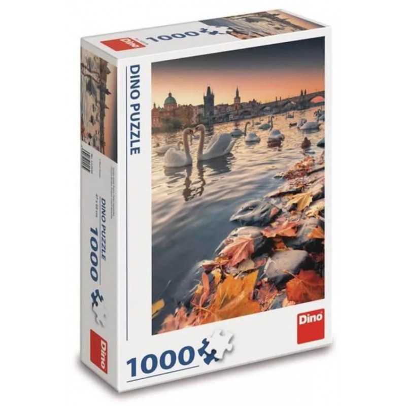 Puzzle 1000 piese Dino - Swans...