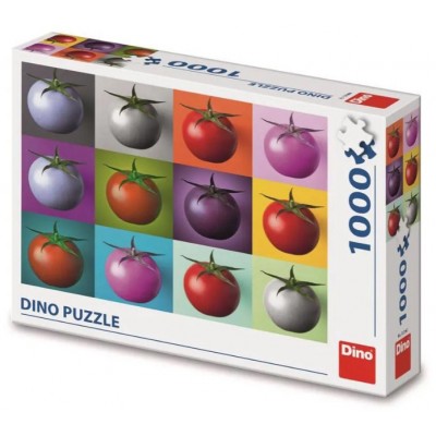 Puzzle 1000 piese Dino - Pop Art - Tomates (Dino-53296) 2