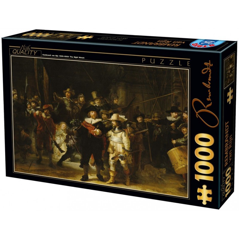 Puzzle 1000 piese D-Toys - Rembradt...