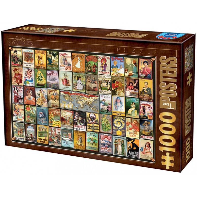 Puzzle 1000 piese D-Toys - Vintage...