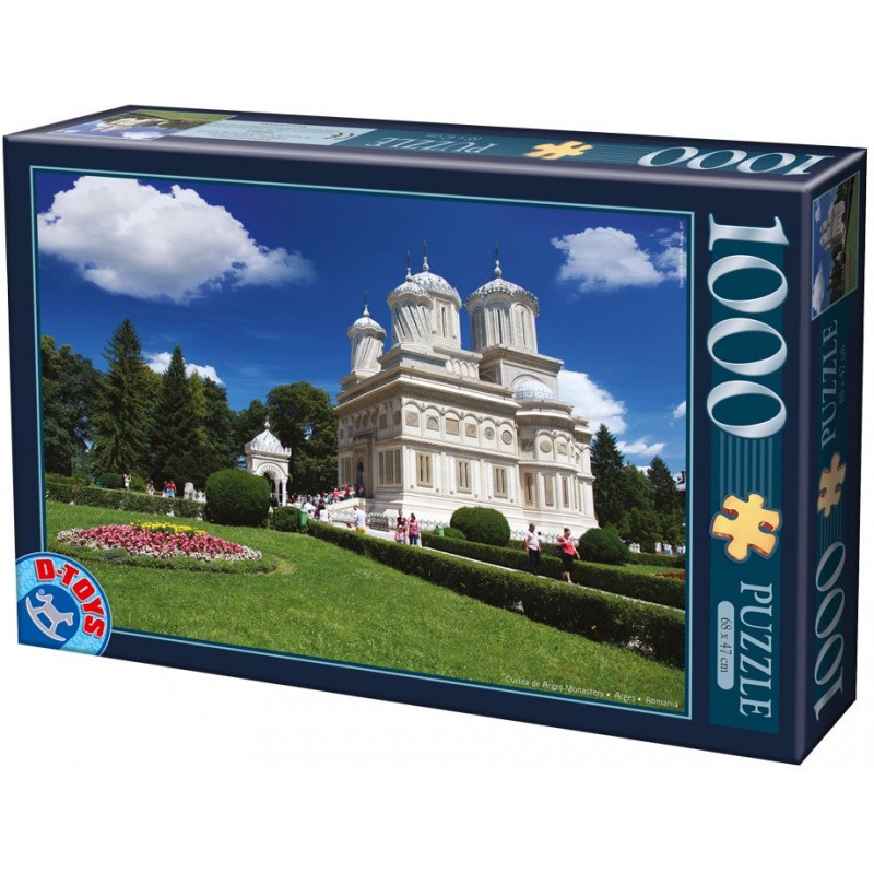 Puzzle 1000 piese D-Toys - Curtea de Arges Monastery - Roumania (Dtoys-74782)