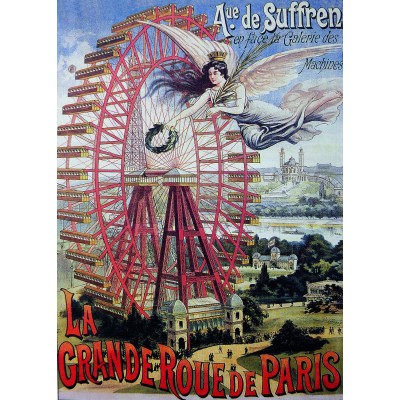 Puzzle 1000 piese D-Toys - La Grande Roue de Paris...