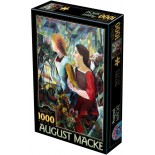 Puzzle 1000 piese D-Toys - August Macke:Two Girls (Dtoys-75154)