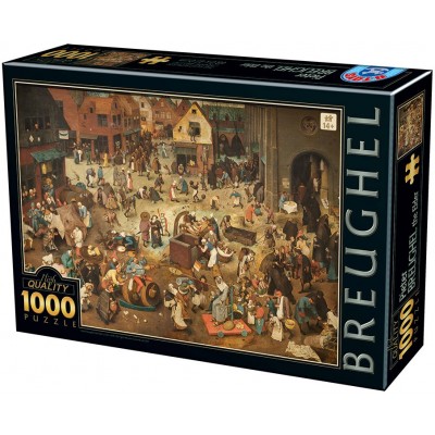 Puzzle 1000 piese D-Toys - Pieter Bruegel:The Fight...