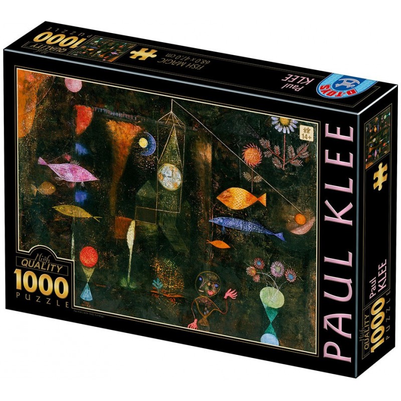 Puzzle 1000 piese D-Toys - Paul Klee: Fish Magic (Dtoys-77424)