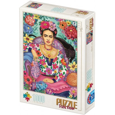 Puzzle 1000 piese D-Toys - Groos Zselyke:Frida Khalo...
