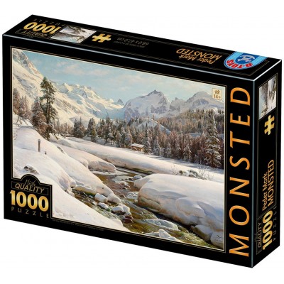 Puzzle 1000 piese D-Toys - Peder Mork Monsted:Winter...