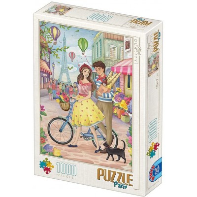 Puzzle 1000 piese D-Toys - Paris (Dtoys-78933)
