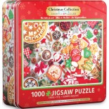 Puzzle 1000 piese Eurographics - Metal Box - Christmas Table (Eurographics-8051-5623)